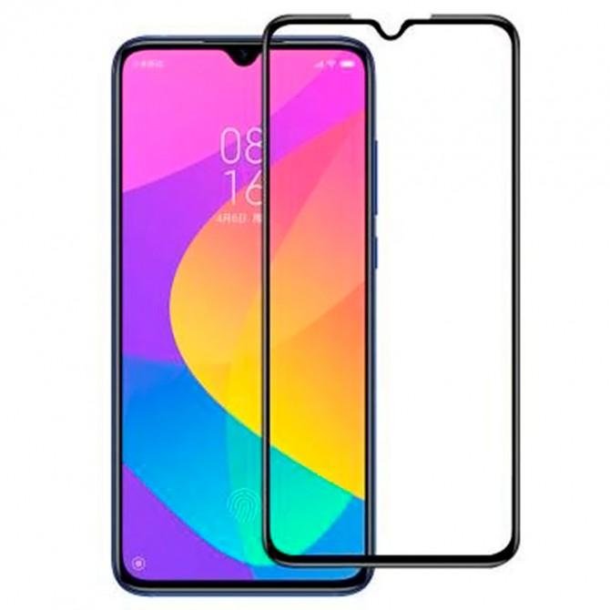 Защитное стекло для TECNO Spark 6 Go Full Glue (0.25 мм, 2.5D, черный) ЛЮКС