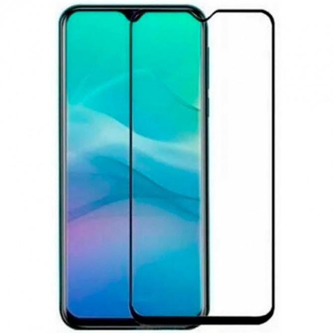 Защитное стекло для TECNO Spark 6 Go Full Glue (0.25 мм, 2.5D, черный) ЛЮКС-1