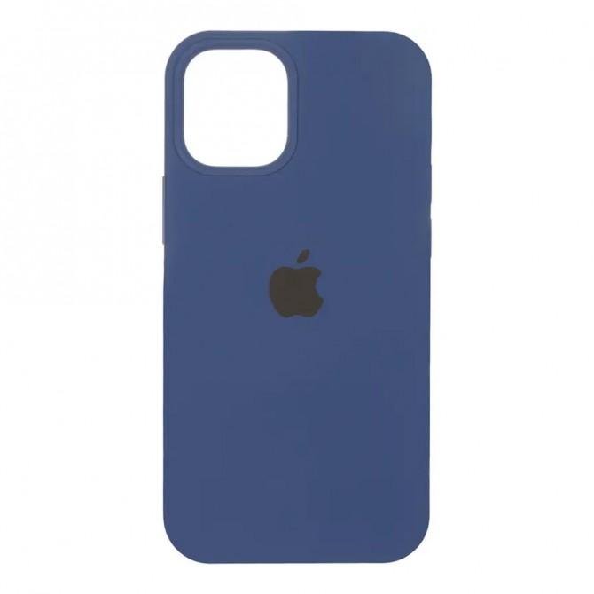 Оригинальный силиконовый чехол (MagSafe) for iPhone 11 Pro Max Dark Blue-1