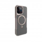 Чохол TPU+PC чохол Metal Buttons with MagSafe Carbon Ring для Apple iPhone 16 Pro (6.3 Чохол TPU+PC чохол Metal Buttons with MagSafe Carbon Ring для Apple iPhone 16 Pro (6.3