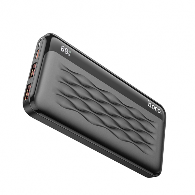 Повербанк Hoco J90 Ultra-Thin 22.5W+PD20W (10000 mAh) Black-1
