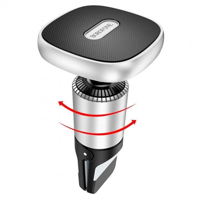 Холдер Borofone BH44 Smart Air Outlet magnetic Black/Silver-2
