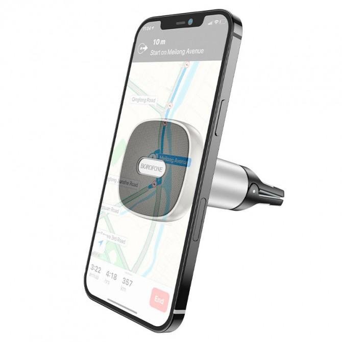Холдер Borofone BH44 Smart Air Outlet magnetic Black/Silver-3
