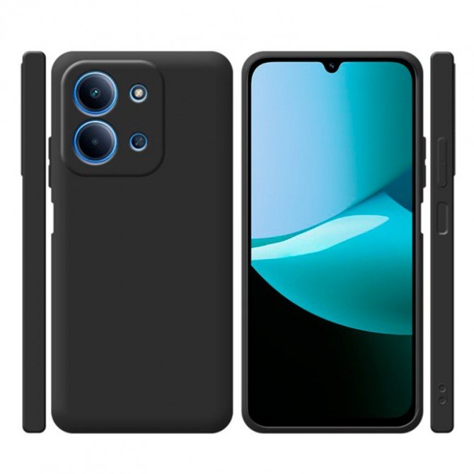 Силиконовый чехол Soft Xiaomi Redmi 15C Черный FULL-1