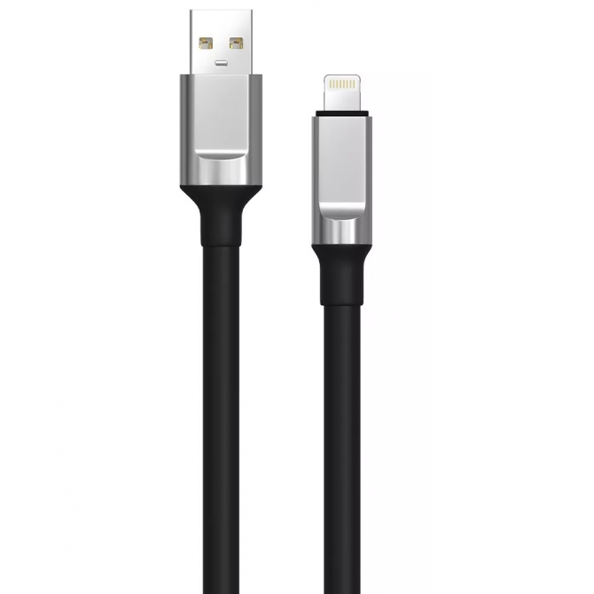 Кабель USB WALKER C915 Lightning Black