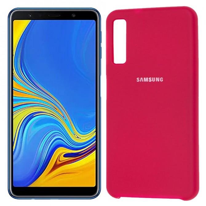 Чохол Soft Case для Samsung A750 Galaxy A7 2018 Вишневий