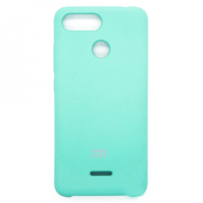 Чохол Soft Case для Xiaomi Redmi 6 Мінтоловий-1