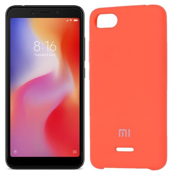 Чохол Soft Case для Xiaomi Redmi 6 Помаранчевий