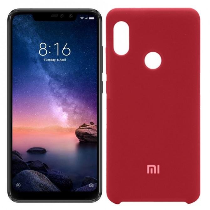 Чехол Soft Case для Xiaomi Redmi 6 Pro/Mi A2 Lite Вишневый