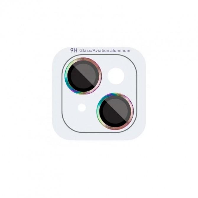 Захисне скло на камеру Metal Classic (в упак.) для iPhone 15 Pro (6,1")/ 15 Pro Max (6.7") Бузковий