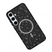 Чохол TPU Eclipse Sparkle (MagFit) для Samsung Galaxy S24 / S25 Чорний Чохол TPU Eclipse Sparkle (MagFit) для Samsung Galaxy S24 / S25 Чорний