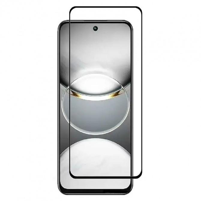 Защитное стекло для TECNO Spark 30C Full Glue (0.25 мм, 2.5D, черное) ЛЮКС