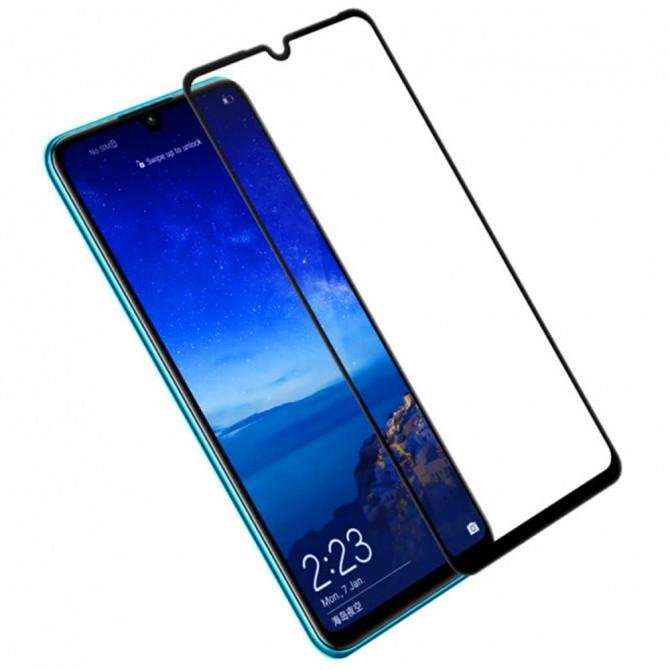 Захисне скло для HUAWEI P30 Lite Full Glue (0.25 мм, 2.5D, чорне) ЛЮКС-1