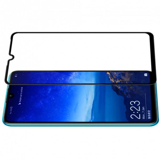 Захисне скло для HUAWEI P30 Lite Full Glue (0.25 мм, 2.5D, чорне) ЛЮКС-2
