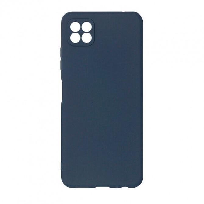 Чехол Original Soft Case Samsung A226 Galaxy A22 5G Темно Синий FULL