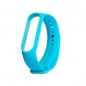 Ремінець для браслета Mi Band 5/6  (Silicon) Light Blue