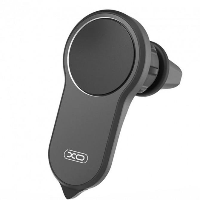 Автодержатель XO C62 3+1 magnetic+safety hammer+belt cutter Black