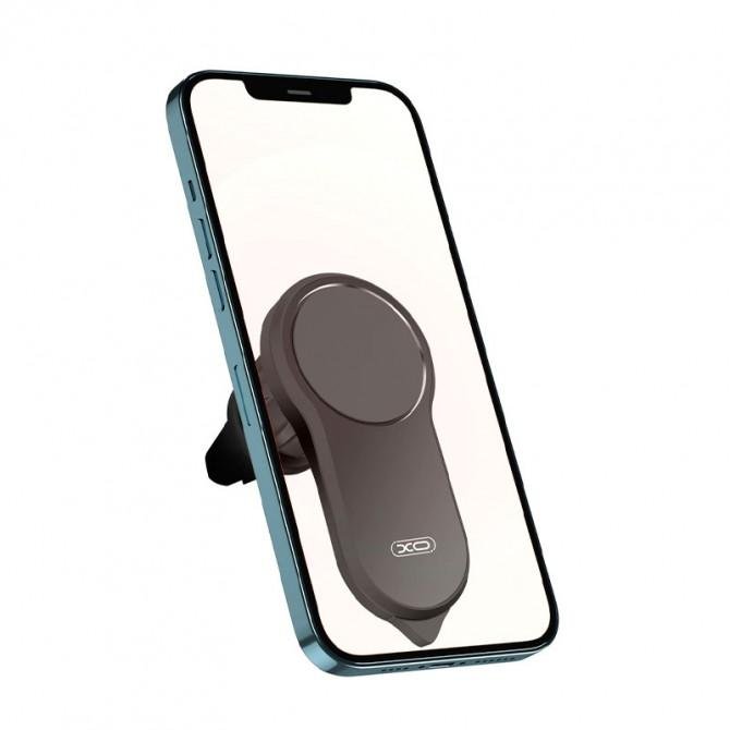 Автодержатель XO C62 3+1 magnetic+safety hammer+belt cutter Black-1