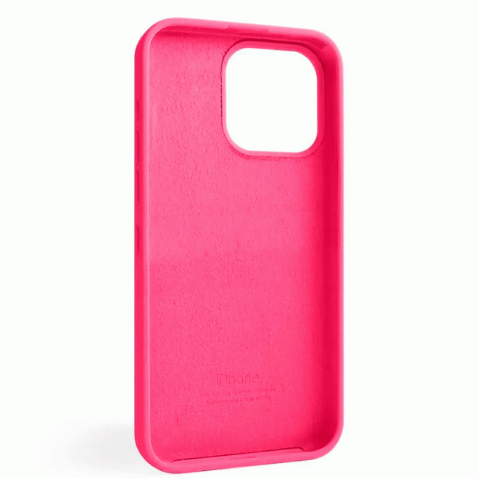 Силіконовий чохол для iPhone 16 Pro Shiny Pink FULL-1
