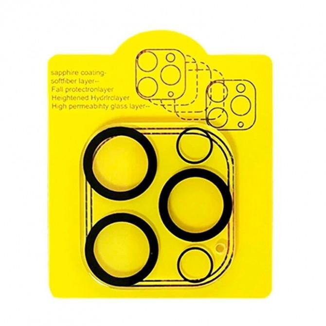 Защитное стекло на камеру Full Block (тех.пак) для Apple iPhone 13 Pro (6.1")/13 Pro Max (6.7"