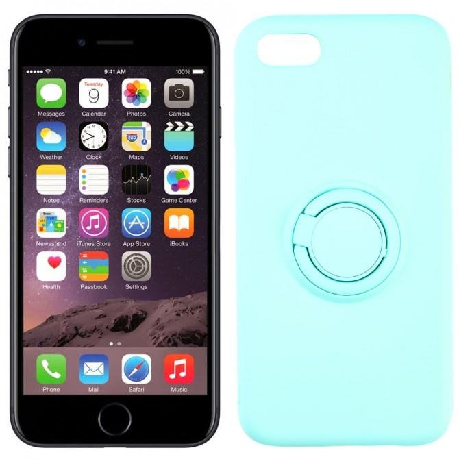 Чохол Ring Color для iPhone 7/8 Бірюзовий