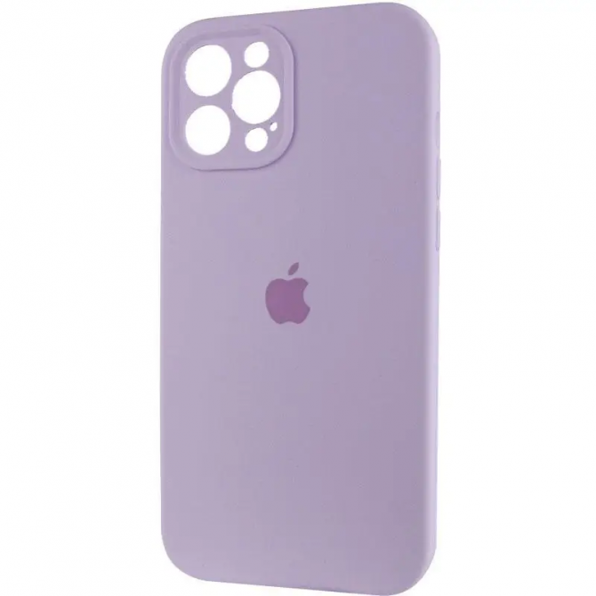 Силіконовий чохол для iPhone 12 Pro Пастельно Лавандовий FULL-2