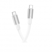 Кабель Borofone BX82 Type-C to Type-C 60W White 1m