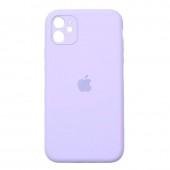 Оригинальный силиконовый чехол для iPhone 11 Лиловый FULL (SQUARE SHAPE)