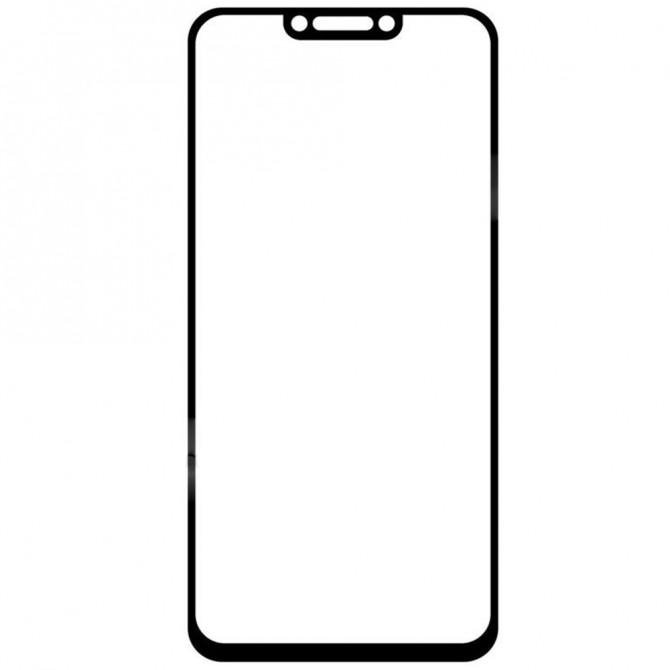 Защитное стекло для HUAWEI P Smart Plus/Nova 3i Full Glue (0.25 мм, 2.5D, чёрное) ЛЮКС-2