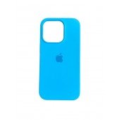 Силіконовий чохол для iPhone 15 Pro Max Blue FULL Силіконовий чохол для iPhone 15 Pro Max Blue FULL
