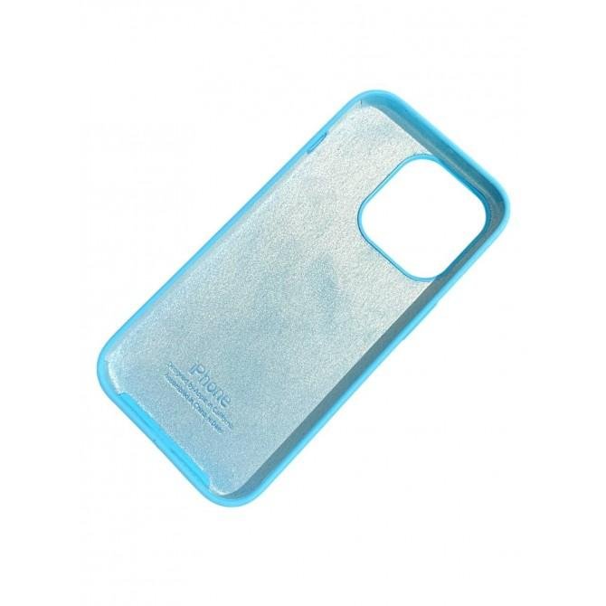 Силіконовий чохол для iPhone 15 Pro Max Blue FULL-1