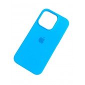 Силіконовий чохол для iPhone 15 Pro Max Blue FULL Силіконовий чохол для iPhone 15 Pro Max Blue FULL