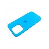 Силіконовий чохол для iPhone 15 Pro Max Blue FULL Силіконовий чохол для iPhone 15 Pro Max Blue FULL