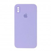 Силиконовый чехол для iPhone Xs Max Сиреневый FULL (SQUARE SHAPE) Силиконовый чехол для iPhone Xs Max Сиреневый FULL (SQUARE SHAPE)