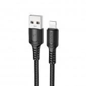 USB Кабель Borofone BX116 Certain Lightning Black 1m