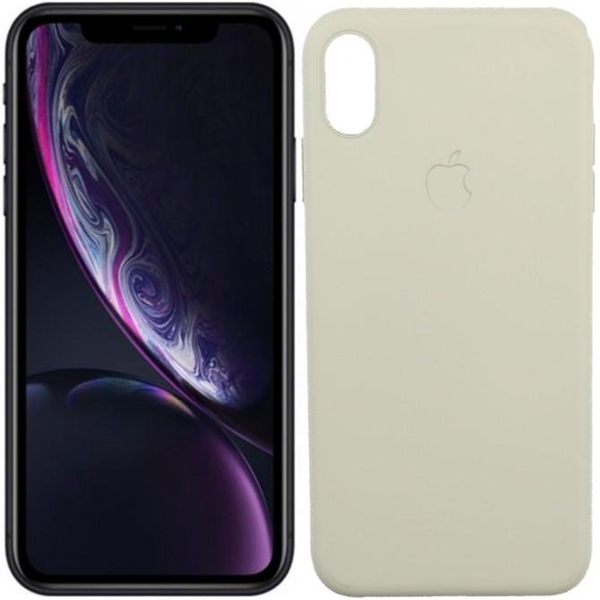 Чохол силiконовий для iPhone Xr Сiрий