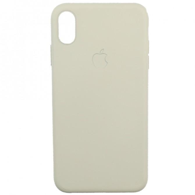 Чохол силiконовий для iPhone Xr Сiрий-1