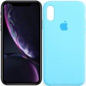 Чехол силиконовый для iPhone Xr Светло Синий Чехол силиконовый для iPhone Xr Светло Синий