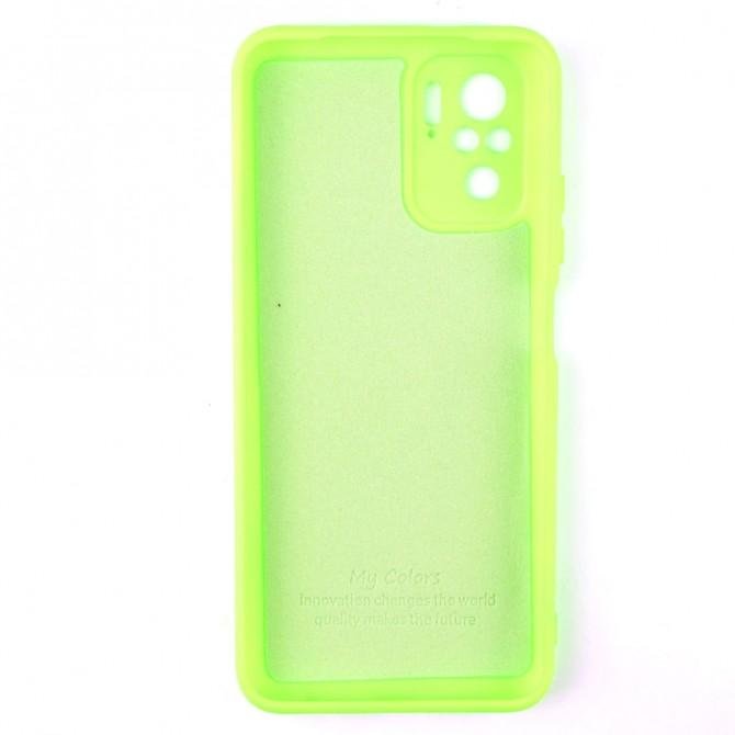 Чохол Soft Case для Xiaomi Redmi Note 10 Салатовий FULL-2