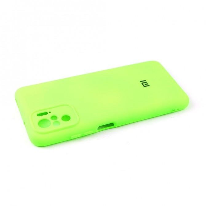 Чохол Soft Case для Xiaomi Redmi Note 10 Салатовий FULL-3