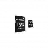 Карта памяти Wibrand MicroSDHC 64GB UHS-I (Class 10) + adapter SD Карта памяти Wibrand MicroSDHC 64GB UHS-I (Class 10) + adapter SD
