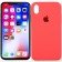 Чохол силіконовий для iPhone X/Xs Неоново Рожевий