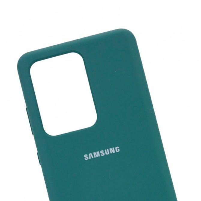 Чохол накладка Original Soft Case Samsung G988 Galaxy S20 Ultra Зелений FULL-1