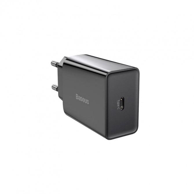 МЗП 1Type-C Baseus Speed Mini Quick Charger 1C 20W EU Black
