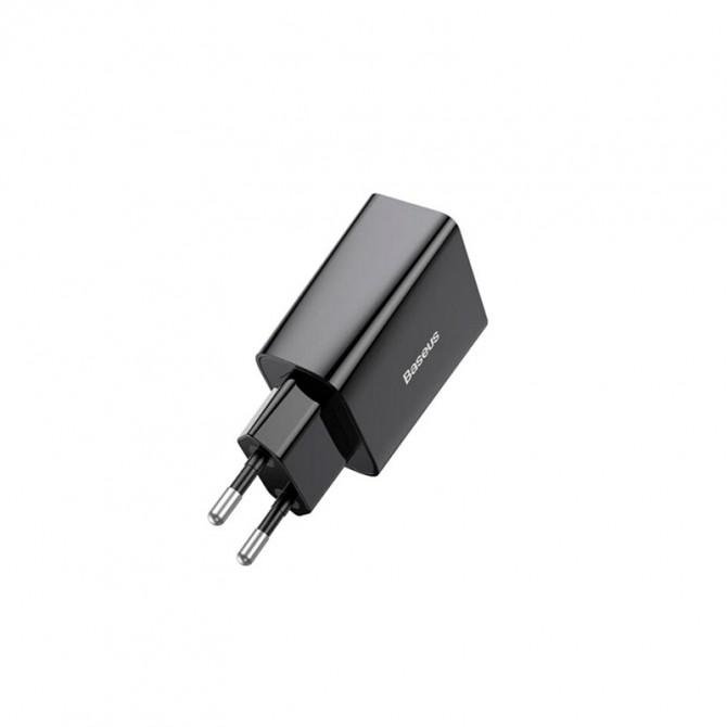 МЗП 1Type-C Baseus Speed Mini Quick Charger 1C 20W EU Black-1