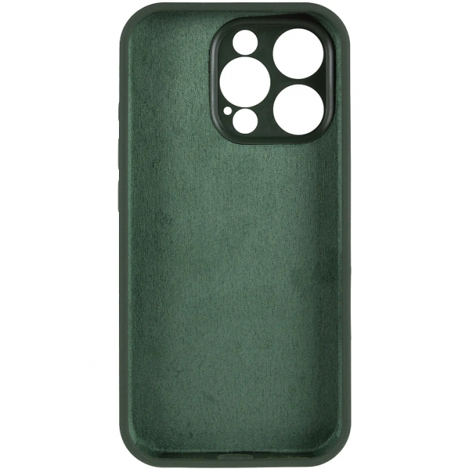 Силіконовий чохол для iPhone 15 Pro Max Cyprus Green FULL (NO LOGO)-2