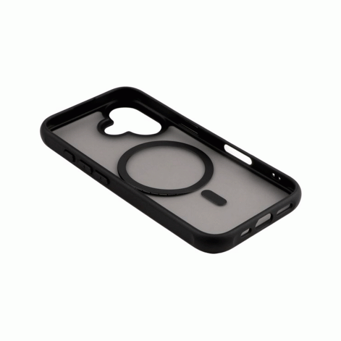 Чехол TPU+PC Anti Drop series with MagSafe для iPhone 16 Plus Black-1