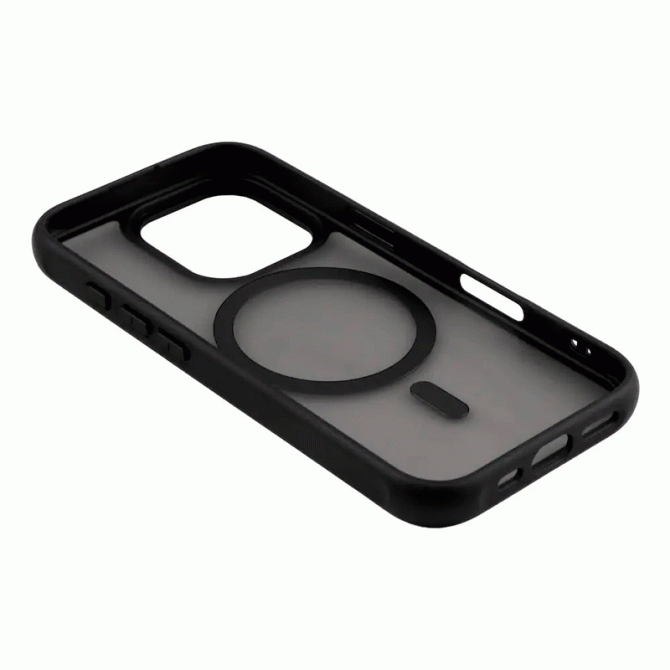 Чехол TPU+PC Anti Drop series with MagSafe для iPhone 16 Pro Black-1