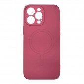 Чехол Monro series з MagSafe для iPhone 13 Pro Burgundе Чехол Monro series з MagSafe для iPhone 13 Pro Burgundе