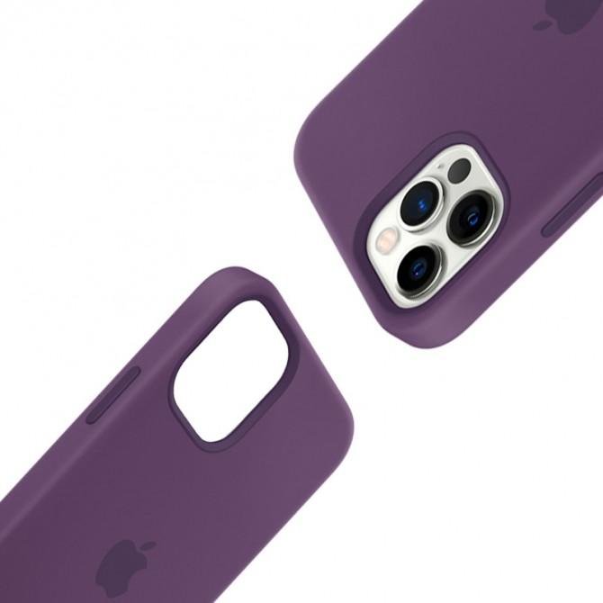 Чехол накладка Apple Silicone Case HC for iPhone 14 Amethyst FULL-2